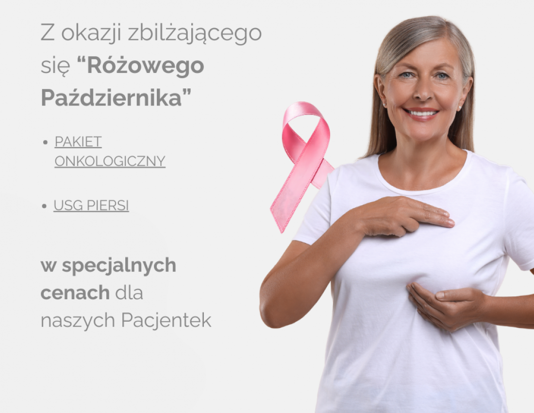 Różowy Październik w EMK-Med – specjalny termin badań USG piersi u dr Andrzeja Jezierskiego