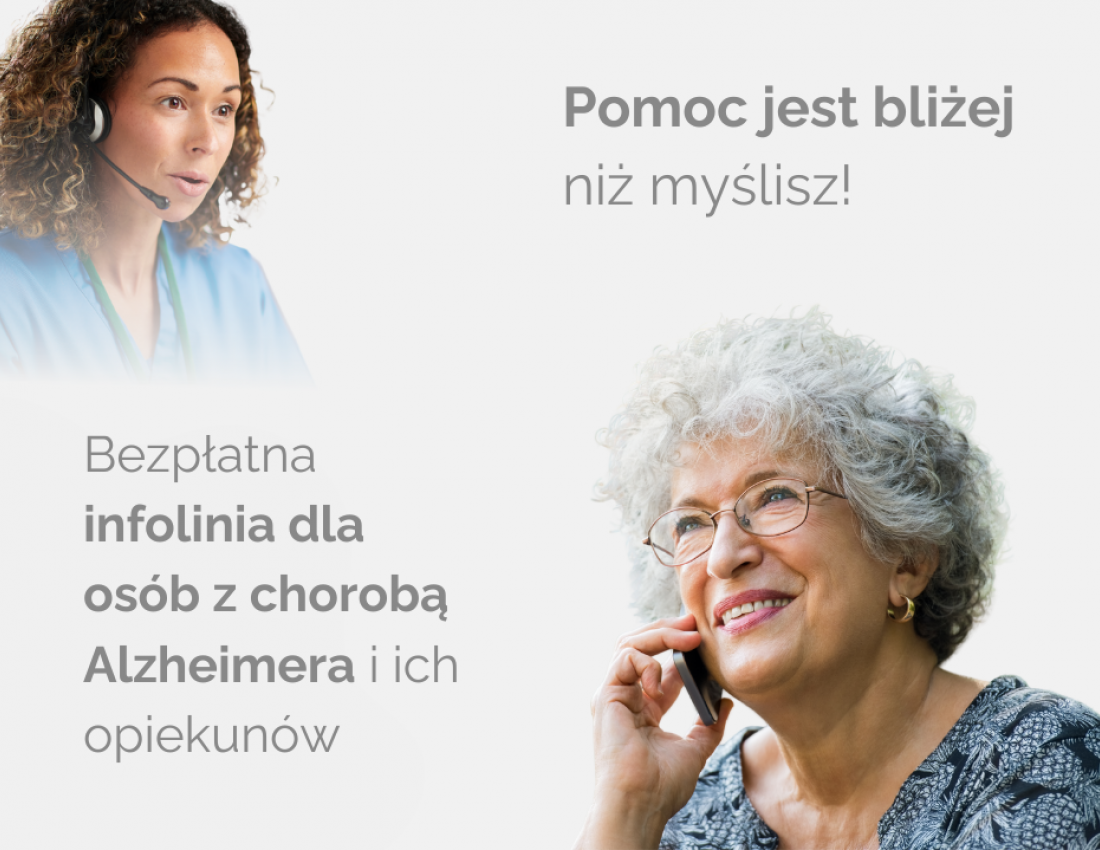 Nowa infolinia „Helpline” dla osób z chorobą Alzheimera i ich bliskich